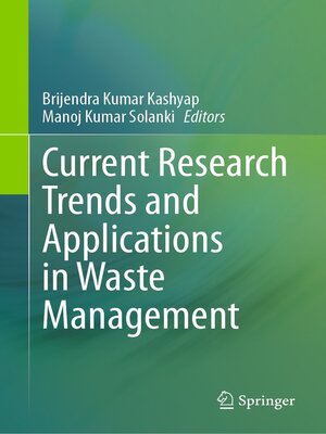 cover image of Current Research Trends and Applications in Waste Management